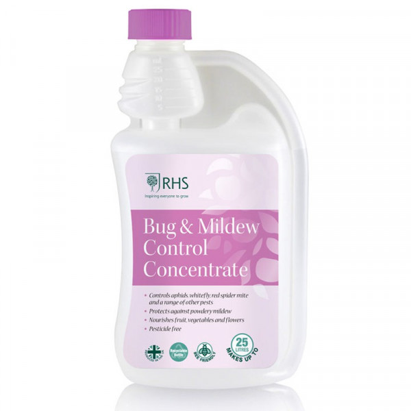 Buy RHS Bug & Mildew Control Concentrate Online - Green plants & flowering plants Buy RHS Bug & Mildew Control Concentrate Online - Green plants & flowering plants