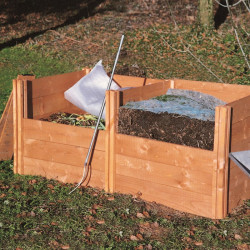 Wooden Compost Bin System Duvet