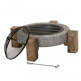 Calida Round Firepit with Legs