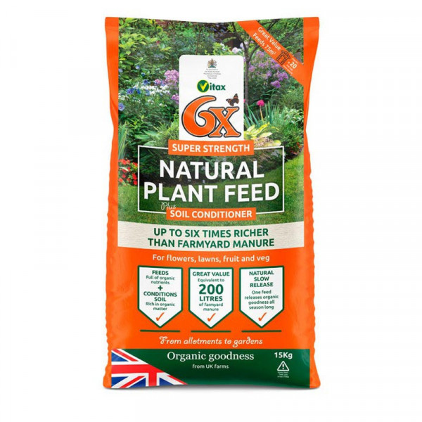 Buy 6X Fertiliser Online - Green plants & flowering plants