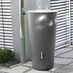 Rain Bowl Water Tank Blue Grey Granite 210 Litre