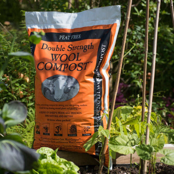 Buy Wool Compost Double Strength 30 Litres Online - Green plants & flowering plants Buy Wool Compost Double Strength 30 Litres Online - Green plants & flowering plants
