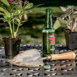 Transplanting Trowel with Opener 14cm Cherry Handle