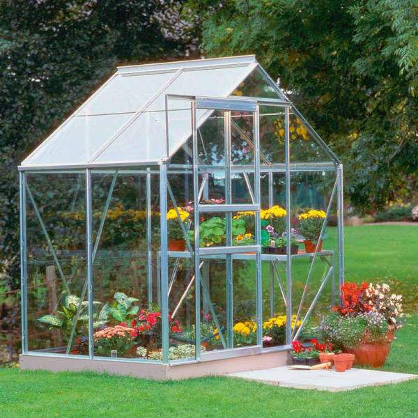 Buy Halls Aluminium Popular Greenhouse with Horti Glass + Base 6' x 4' & Accessories Online - Green plants & flowering plants Buy Halls Aluminium Popular Greenhouse with Horti Glass + Base 6' x 4' & Accessories Online - Green plants & flowering plants