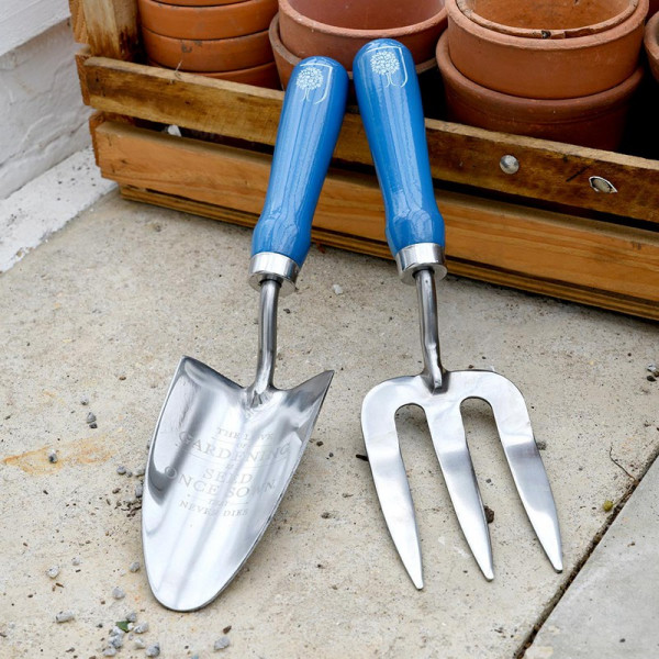 Buy RHS British Meadow Trowel & Fork Set Online - Green plants & flowering plants Buy RHS British Meadow Trowel & Fork Set Online - Green plants & flowering plants