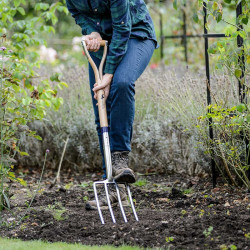 Stainless Steel Treaded Digging Spade