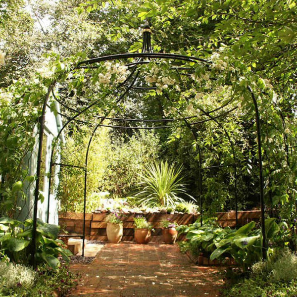 Buy Gothic Gazebo with Patio Feet 1.8m Online - Green plants & flowering plants