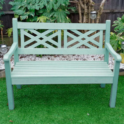 Salcombe 2 Seater Zero Maintenance Bench Teak