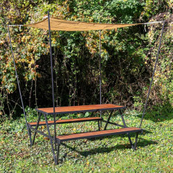 Picnic Table with Canopy