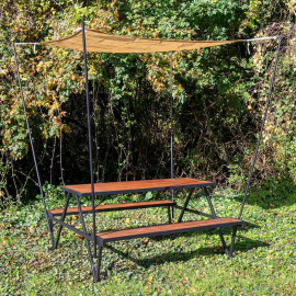 Picnic Table with Canopy