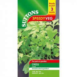 Speedy Veg Seed Leaf Salad Cress Greek