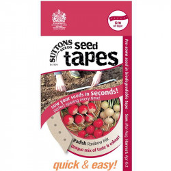 Seed Tape Radish Rainbow Mix