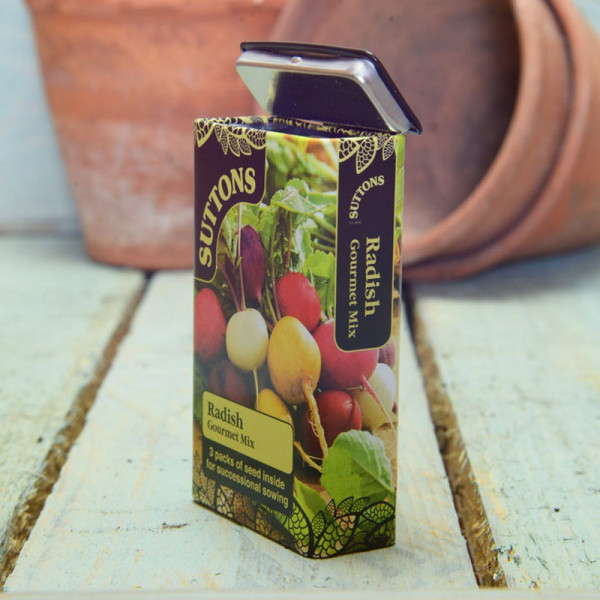 Buy Seed Tin Radish Gourmet Mix Online - Plant Seeds Buy Seed Tin Radish Gourmet Mix Online - Plant Seeds