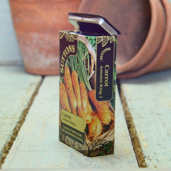 Buy Seed Tin Carrot Autumn King 2 Online - Plant Seeds