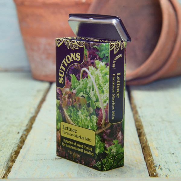 Buy Seed Tin Lettuce Farmers Market Mix Online - Plant Seeds Buy Seed Tin Lettuce Farmers Market Mix Online - Plant Seeds